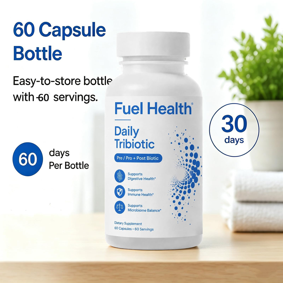 TALKBUDS Tribiotique Quotidien étiquette détaillée