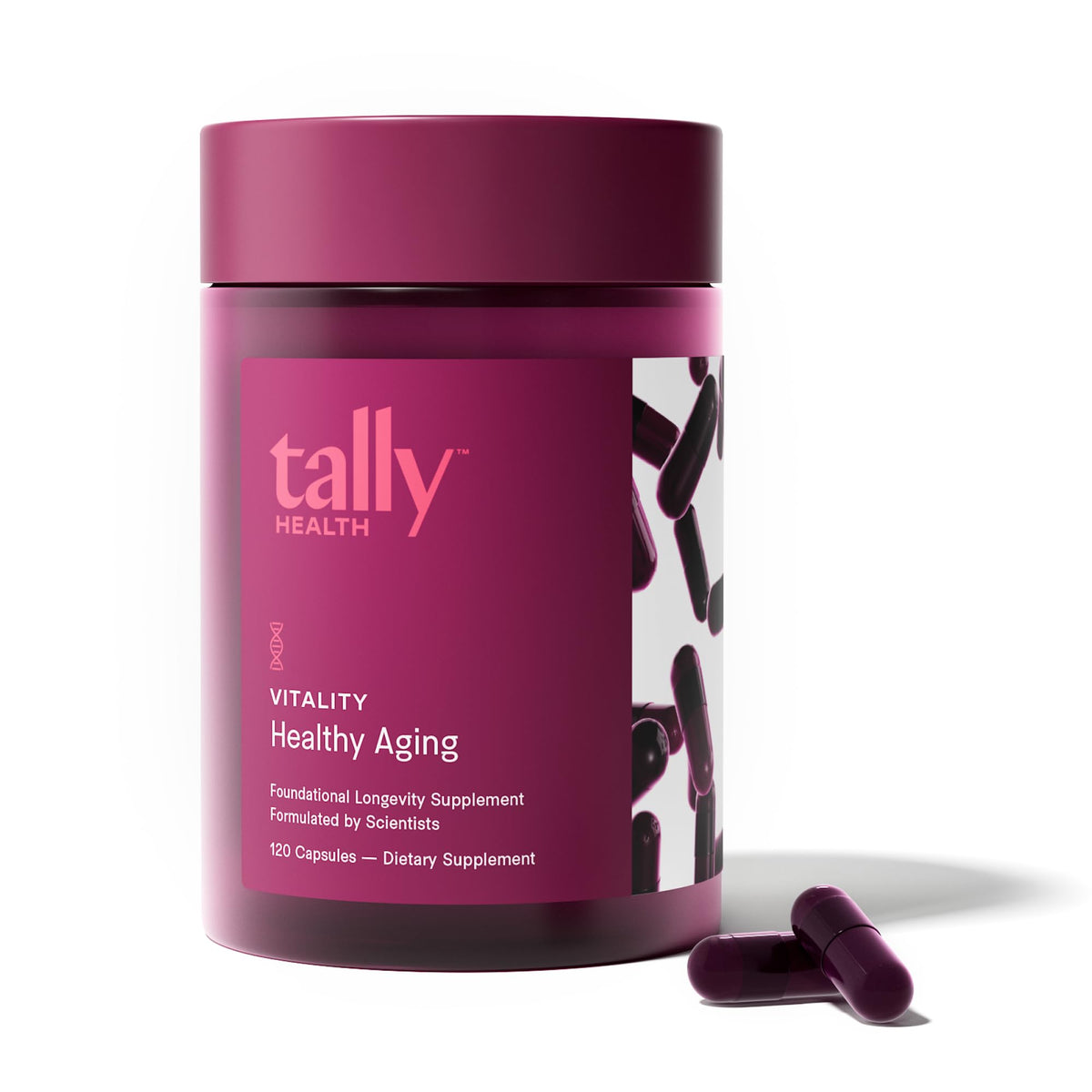 Tally Health Complément Alimentaire Anti-Âge 120 Comprimés vue avant
