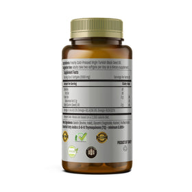 TALYA Huile de Graines Noires 100% Pure 113g - capsules ouvertes