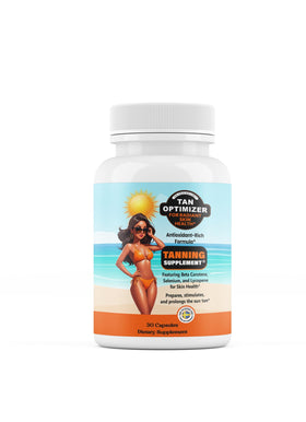 Tan Optimizer de The Swedish Diet – capsules sur fond blanc