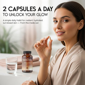 Tanova Capsules de Bronzage en utilisation quotidienne