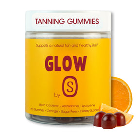 TANSOLARA Gummies de Bronzaage, bouteille de 60 gummies à l'avant