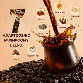 Tasse de café de champignons Vital Ace avec mousse