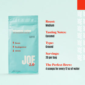 Tasse de Café Joe 2.0 servie avec une mousse crémeuse