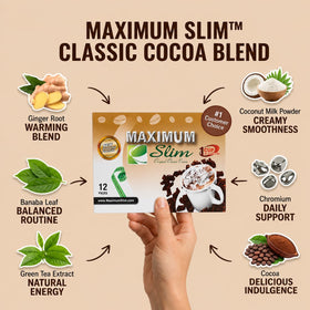 Tasse de chocolat instantané Maximum Slim avec mousse