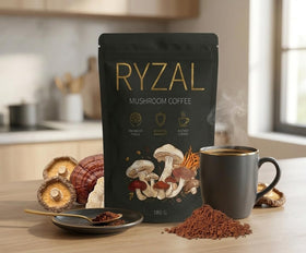 Tasse de RYZAL Café aux Champignons avec une cuillère
