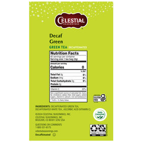 Tasse de Thé Vert Décaféiné Celestial Seasonings avec infusion chaude