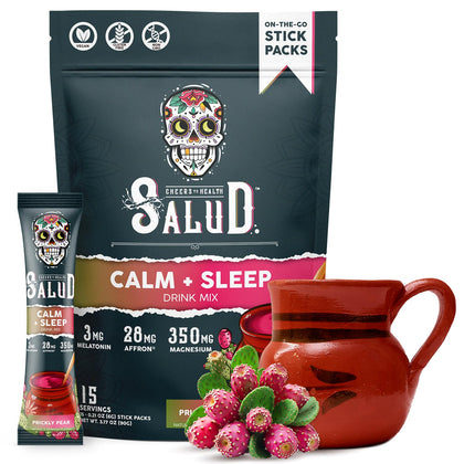 Taste Salud Mélange 2-en-1 Sommeil et Calme, Poire Cactus, sachets individuels