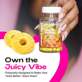 TASTE THE SWEET SPOT Complément Alimentaire Santé Vaginale 60 Capsules en utilisation quotidienne