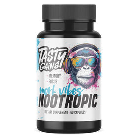 TASTY GAINS complément nootropique 60 capsules vue de face