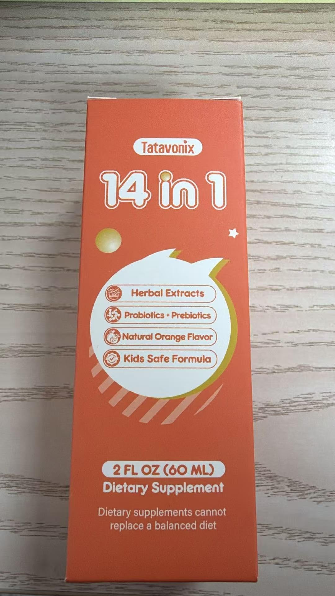 TATAVONIX Nettoyage des Parasites 1 fl oz vue avant avec étiquette