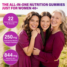 Tcemundry Multivitamine Methylée Femme 40+ Gummy côté