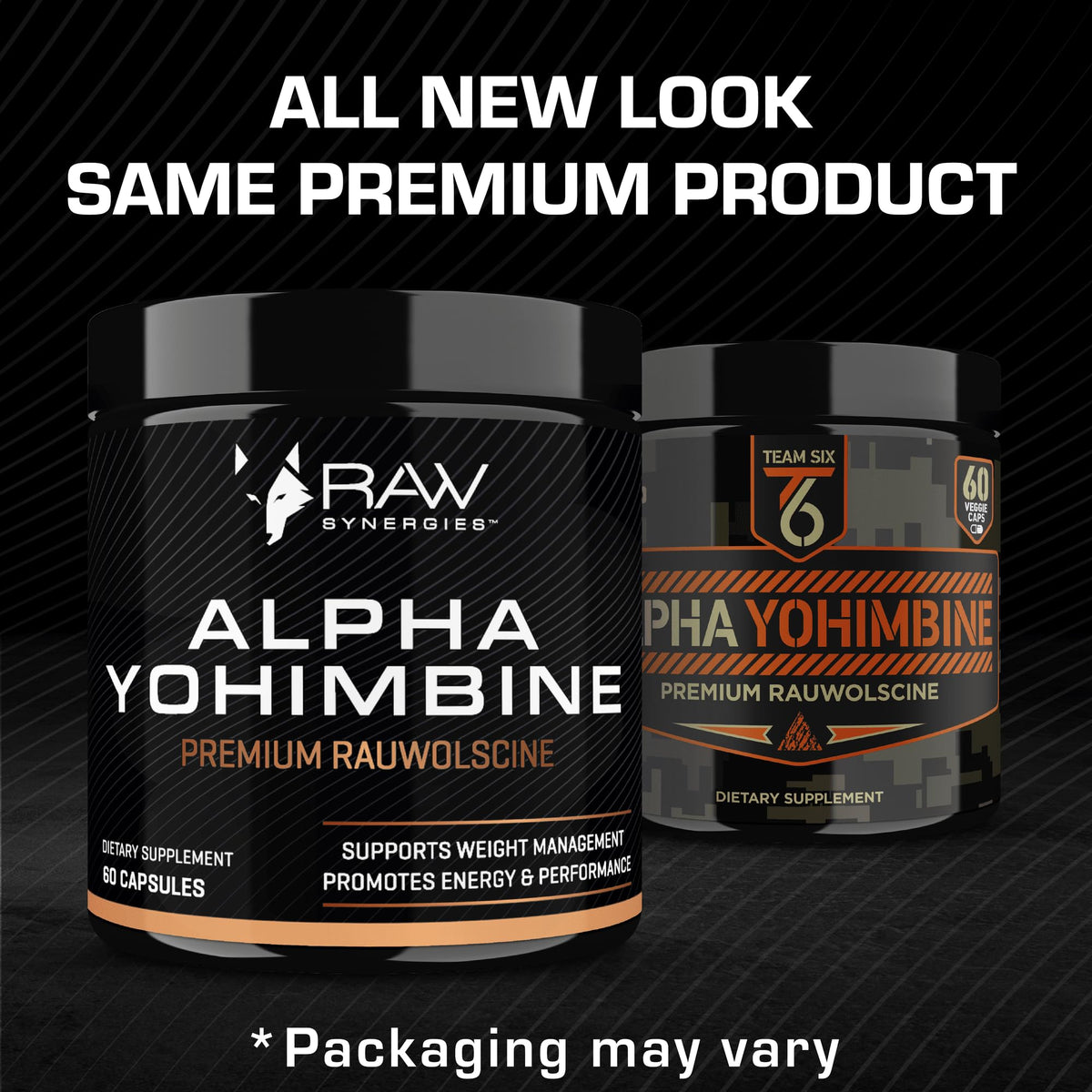 Team Six Supplements Alpha Yohimbine 60 capsules emballage