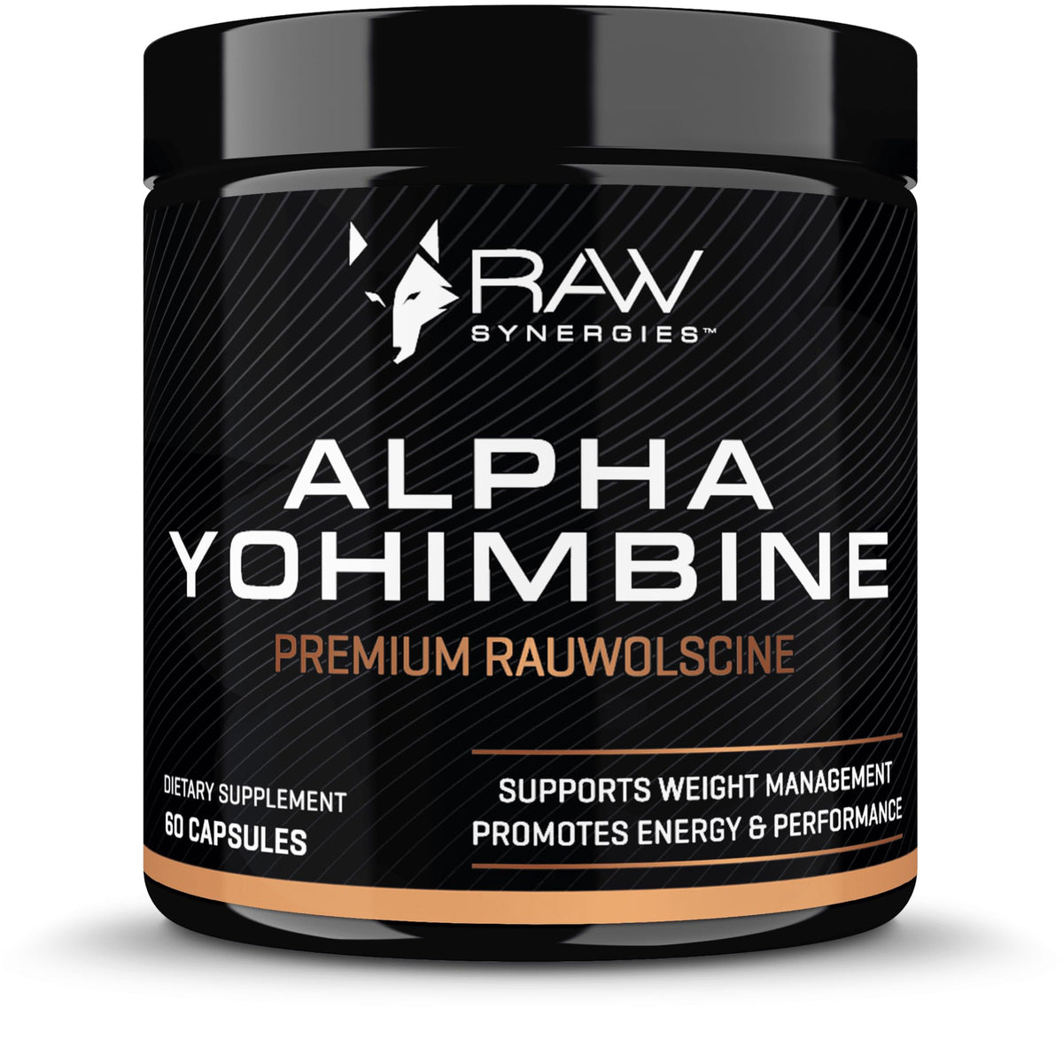 Team Six Supplements Alpha Yohimbine 60 capsules vue de face