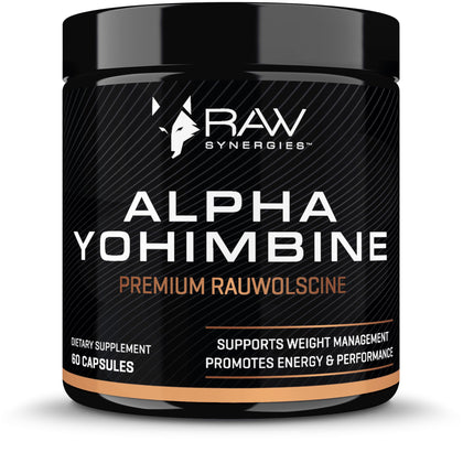 Team Six Supplements Alpha Yohimbine 60 capsules vue de face