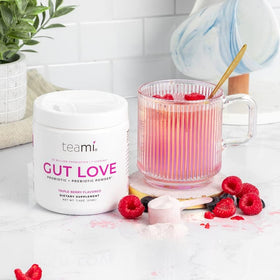 Teami Poudre Prébiotique et Probiotique 240g avec fruits frais