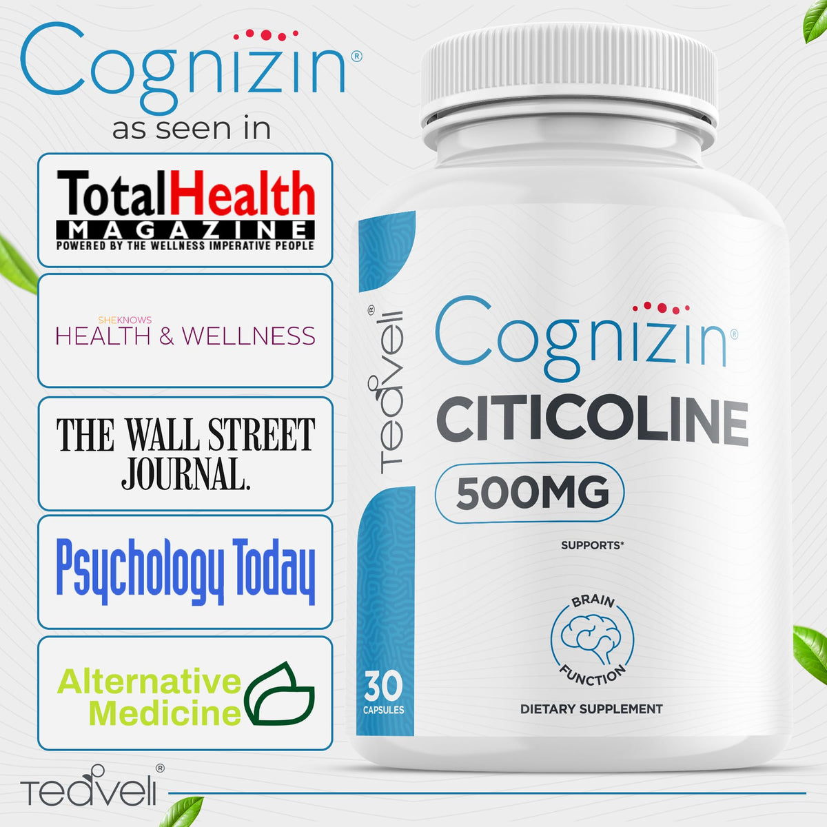 Teaveli Citicoline 500mg emballage ouvert
