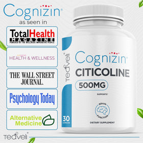 Teaveli Citicoline 500mg emballage ouvert