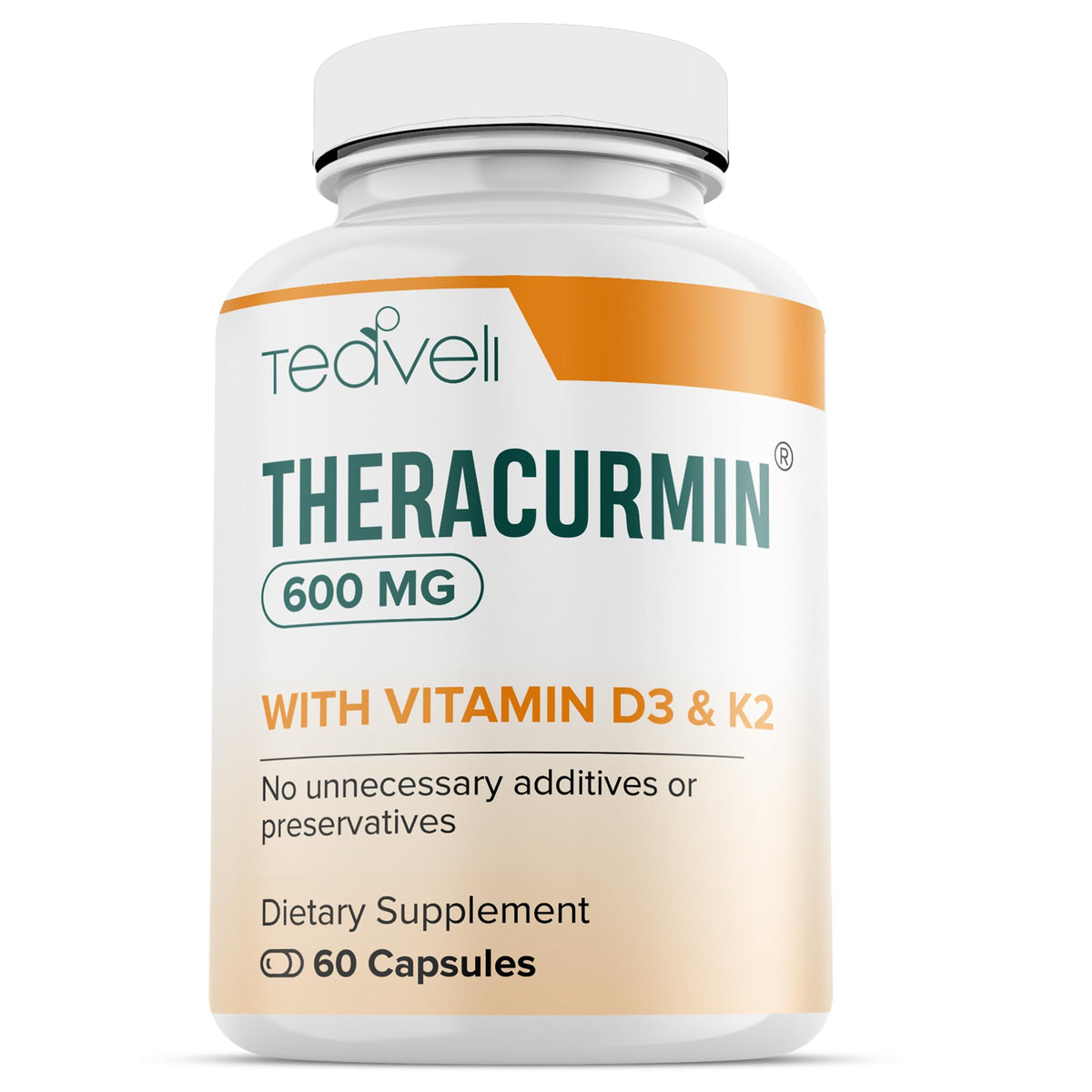 Teaveli Theracurmin 600mg capsules front view