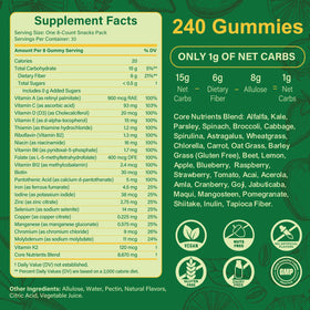 Tecepec Gummies Verts Sans Sucre sachets individuels
