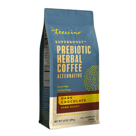 Teeccino Chocolat Noir 290g vue de face avec emballage