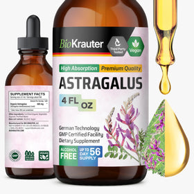 Teinture d'Astragale BIO KRAUTER 118 ml vue de face