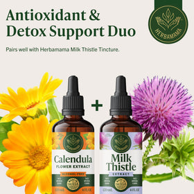 Teinture de Calendula HERBAMAMA dans un cadre de vie quotidien