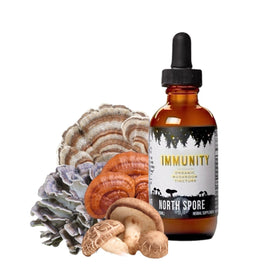 Teinture de champignons biologique North Spore 60 ml vue de face
