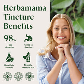 Teinture de Cryptolepis HERBAMAMA avec un fond naturel