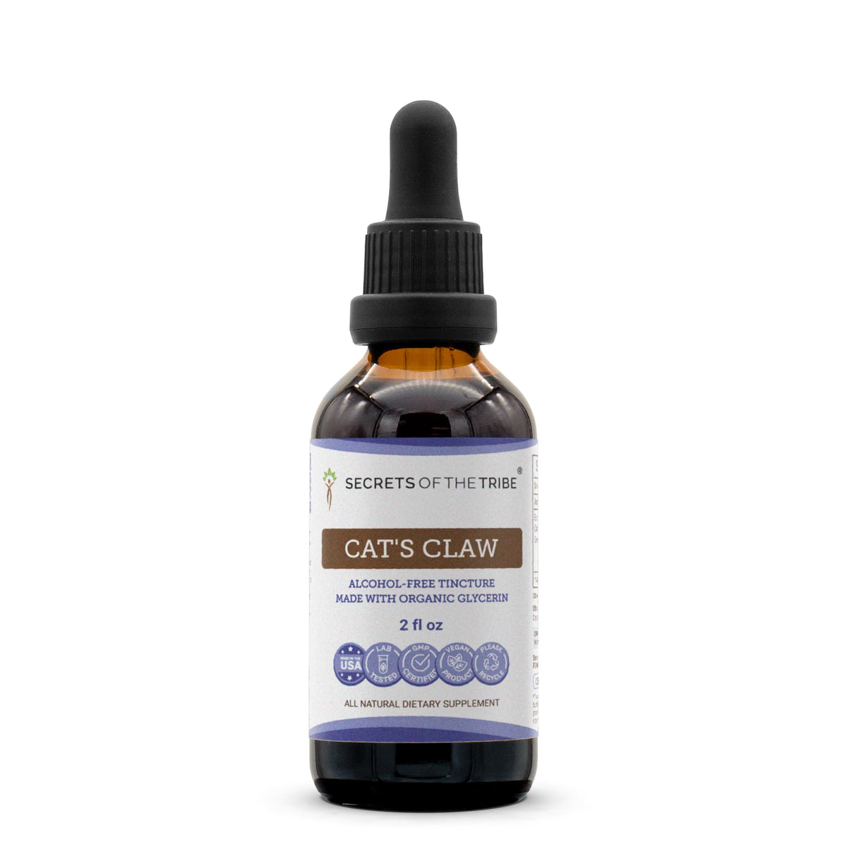 Teinture de Griffe de Chat de Secrets of the Tribe 60 ml vue avant
