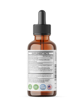 Teinture de mélisse Pura Herba 4 oz dans un cadre de vie
