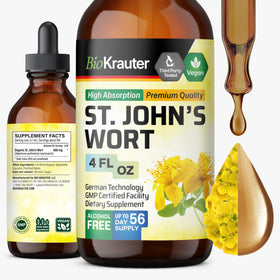 Teinture de millepertuis BIO KRAUTER 120 ml vue de face