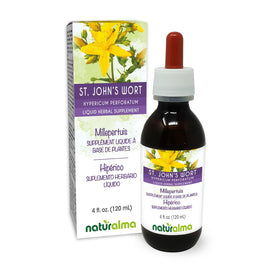Teinture de millepertuis Naturalma 120 ml vue avant avec flacon en verre