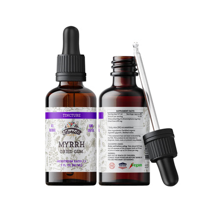 Teinture de myrrhe FLORIDA HERBS 670 mg vue de face
