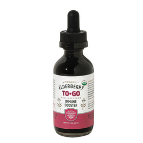 Teinture de sureau biologique Seattle Elderberry 2oz vue de face