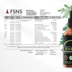 Teinture de verveine sucrée Zenmen avec verre d'eau