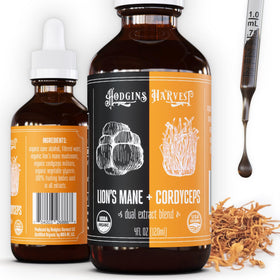 Teinture Hodgins Harvest Lion's Mane et Cordyceps 120 ml vue de face