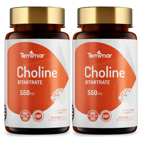 Temimar Choline Bitartrate 550mg boîte de 120 capsules végétales