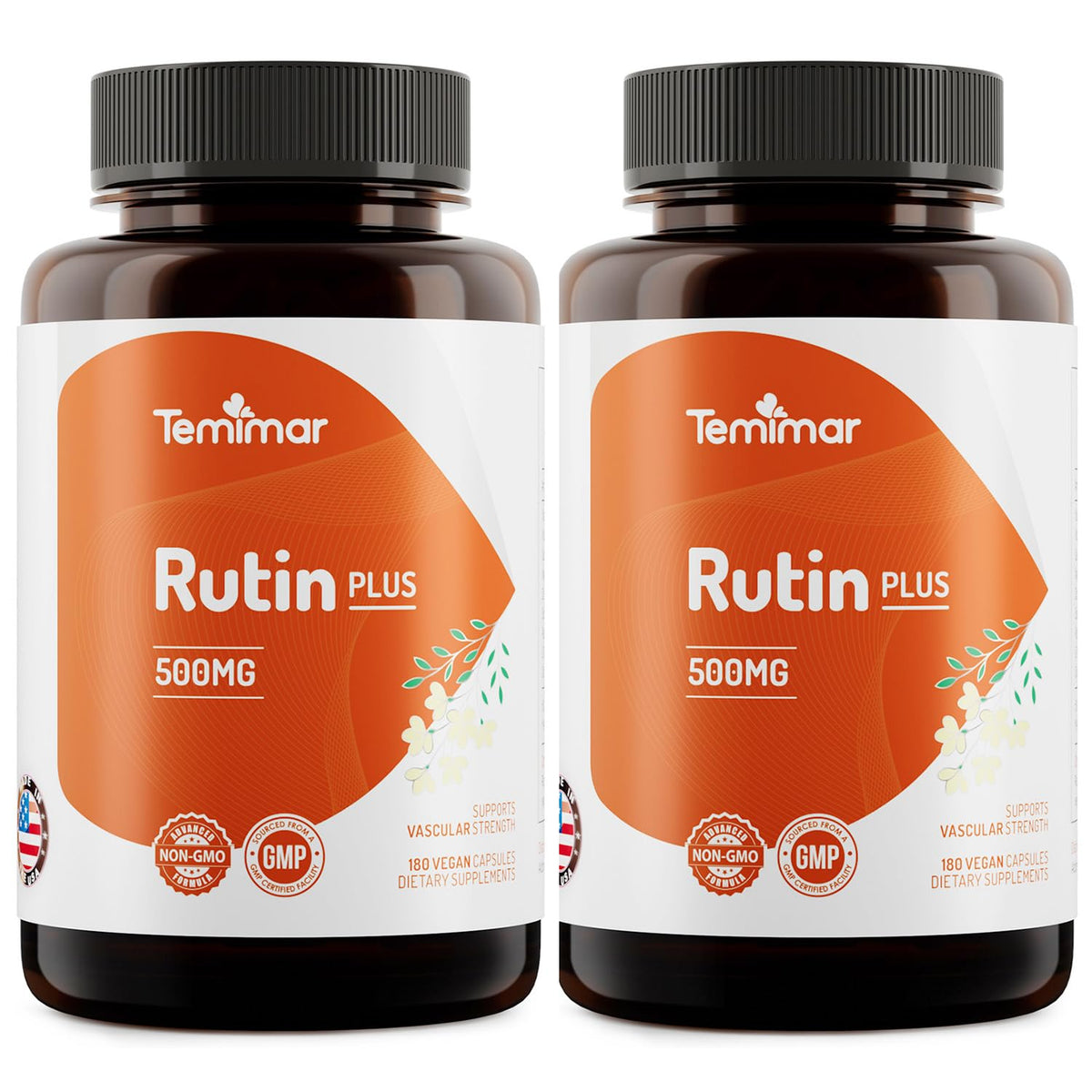 Temimar Rutin 500mg complément alimentaire 360 capsules végétales