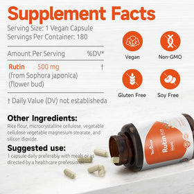 Temimar Rutin 500mg sur une table avec des plantes