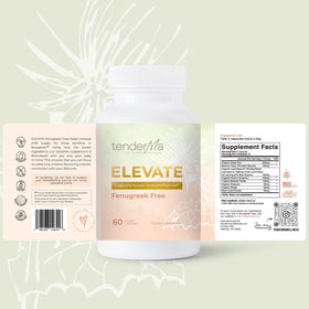 tenderMa Complément Alimentaire Lactation 60 Capsules Bio avec verre d'eau