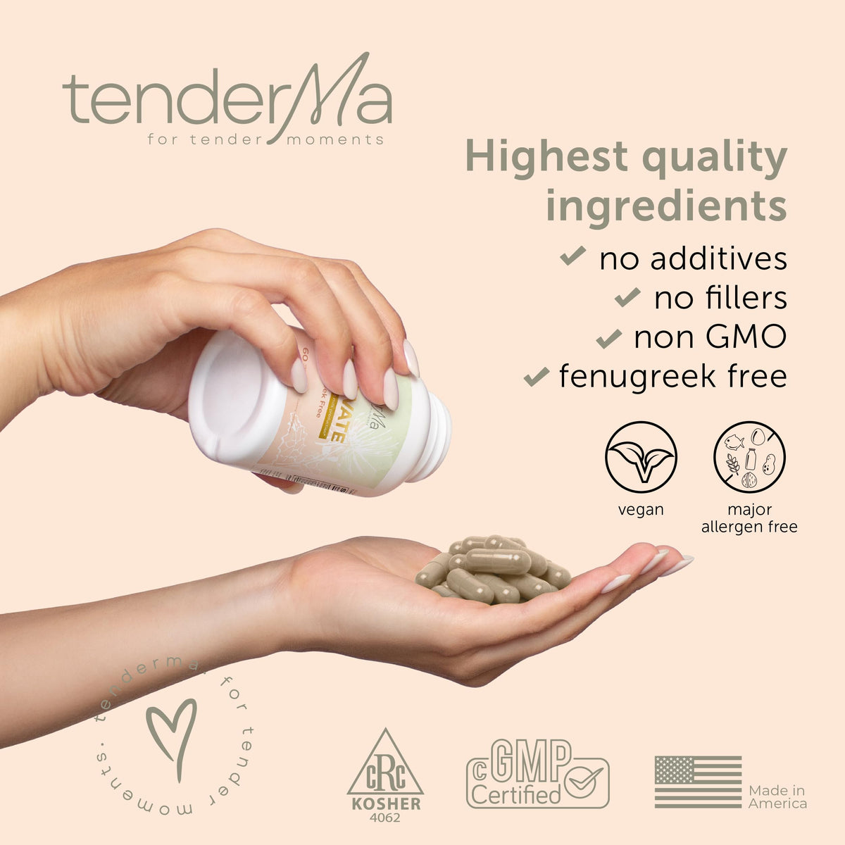 tenderMa Complément Alimentaire Lactation 60 Capsules Bio en mode de vie