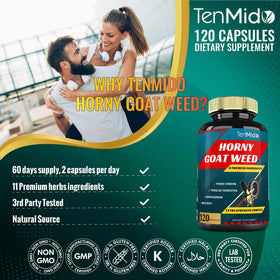 Tenmido capsules avec une carte de présentation