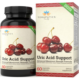 Teraputics complément alimentaire acide urique 60 capsules végétales, vue avant