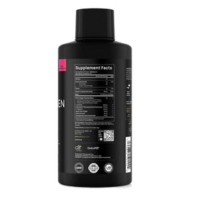 TERRA ELMNT Collagène Liquide 4000 mg avec fruits en arrière-plan