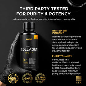 TERRA ELMNT Collagène Liquide 4000 mg sur une table en bois