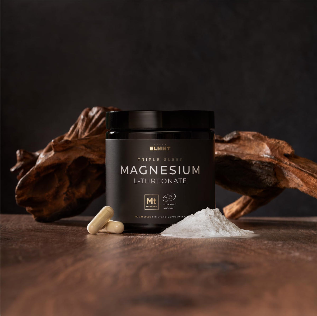 TERRA ELMNT Complément Magnésium L-Thréonate 1000mg avec étiquette