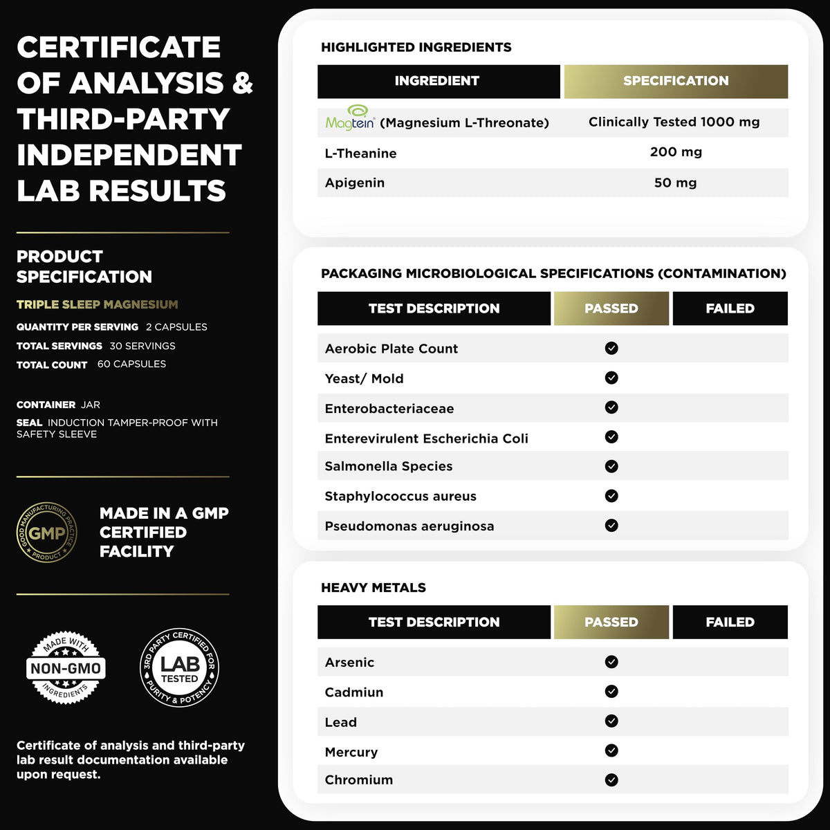 TERRA ELMNT Complément Magnésium L-Thréonate 1000mg sur une table en bois