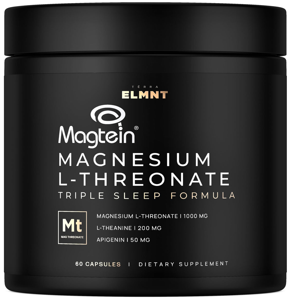 TERRA ELMNT Complément Magnésium L-Thréonate 1000mg vue avant