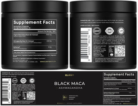 TERRA ELMNT Maca Noire Bio 40:1 et ashwagandha ensemble